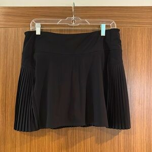 Athleta:  Pleated Tennis Skort, Size M, Black